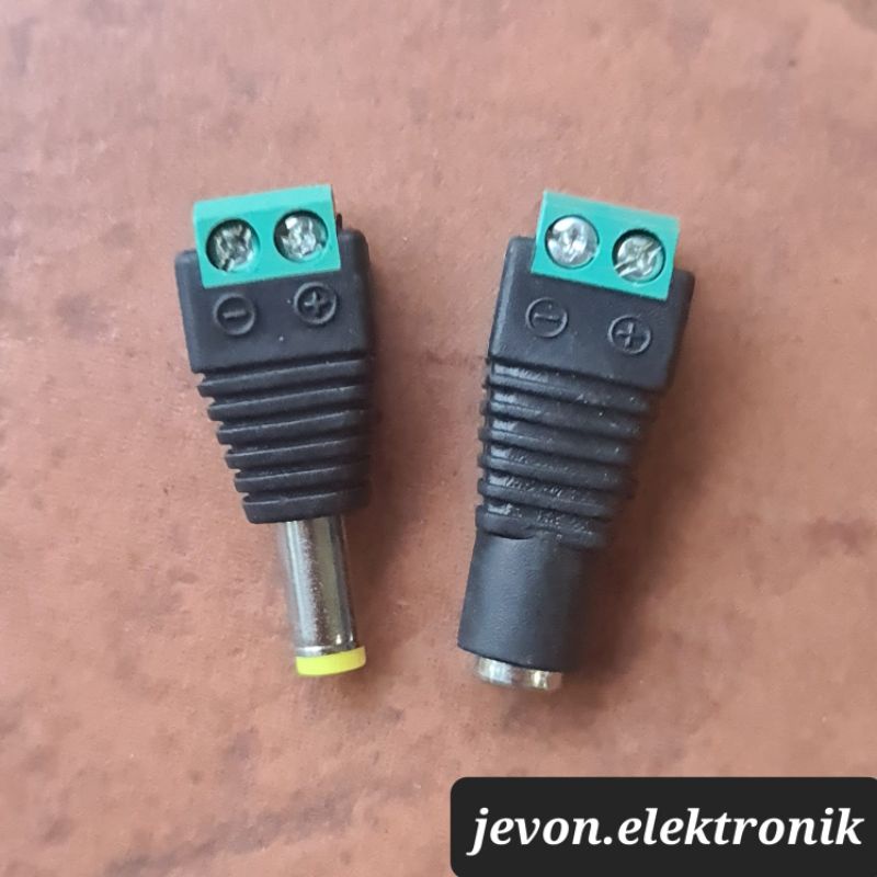 Jack Socket DC Baut Socket Male Female Jek