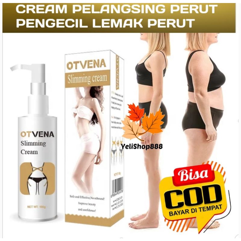 OTVENA Cream Pelangsing Badan Cream Penurun Berat Badan Pembakar Lemak Tubuh