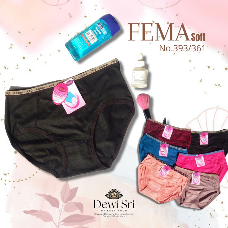 FEMA CD WANITA art 393-361/Celana dalam Fema grosir/Celana dalam wanita merk FEMA