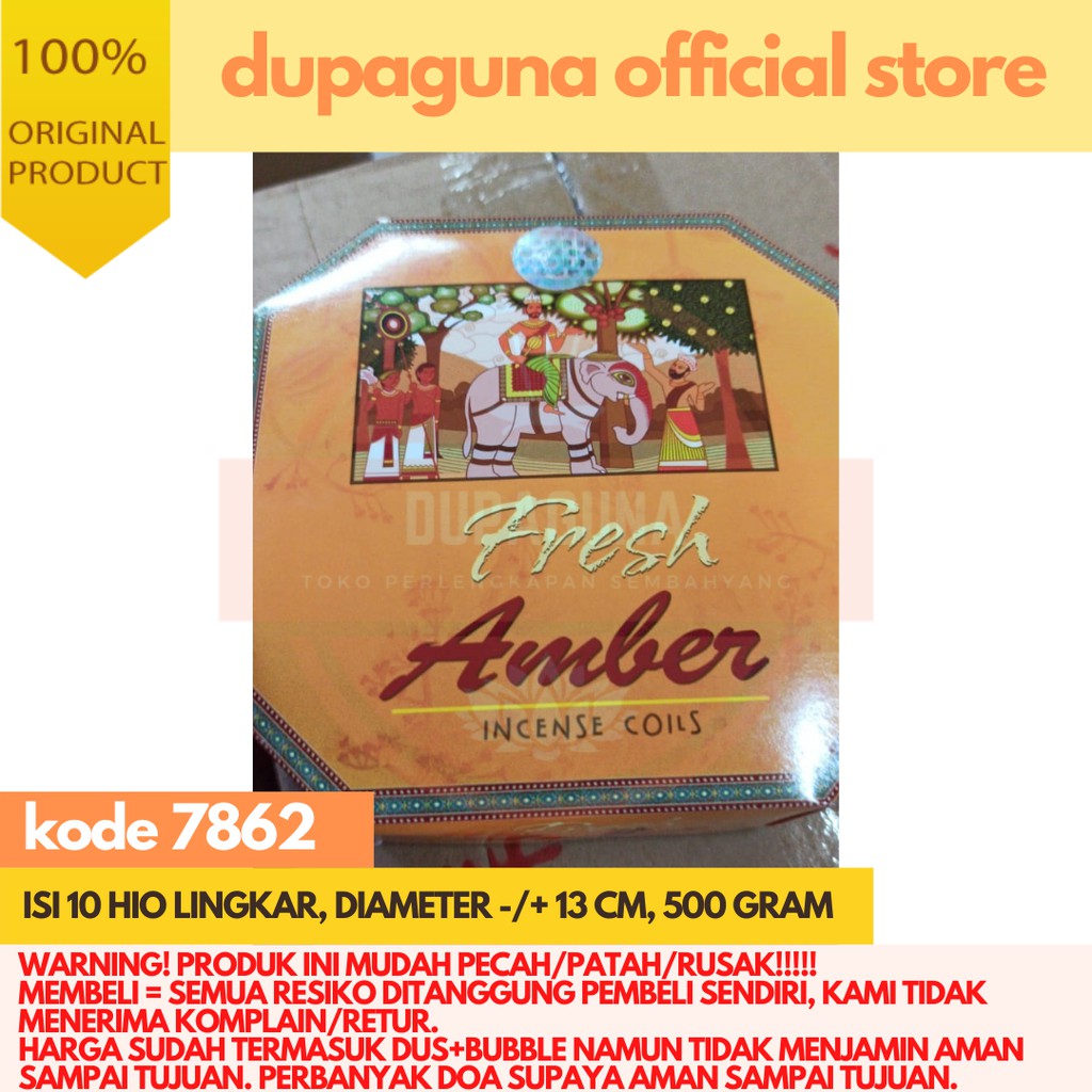 HIO DUPA INDIA LINGKAR DARSHAN FRESH AMBER