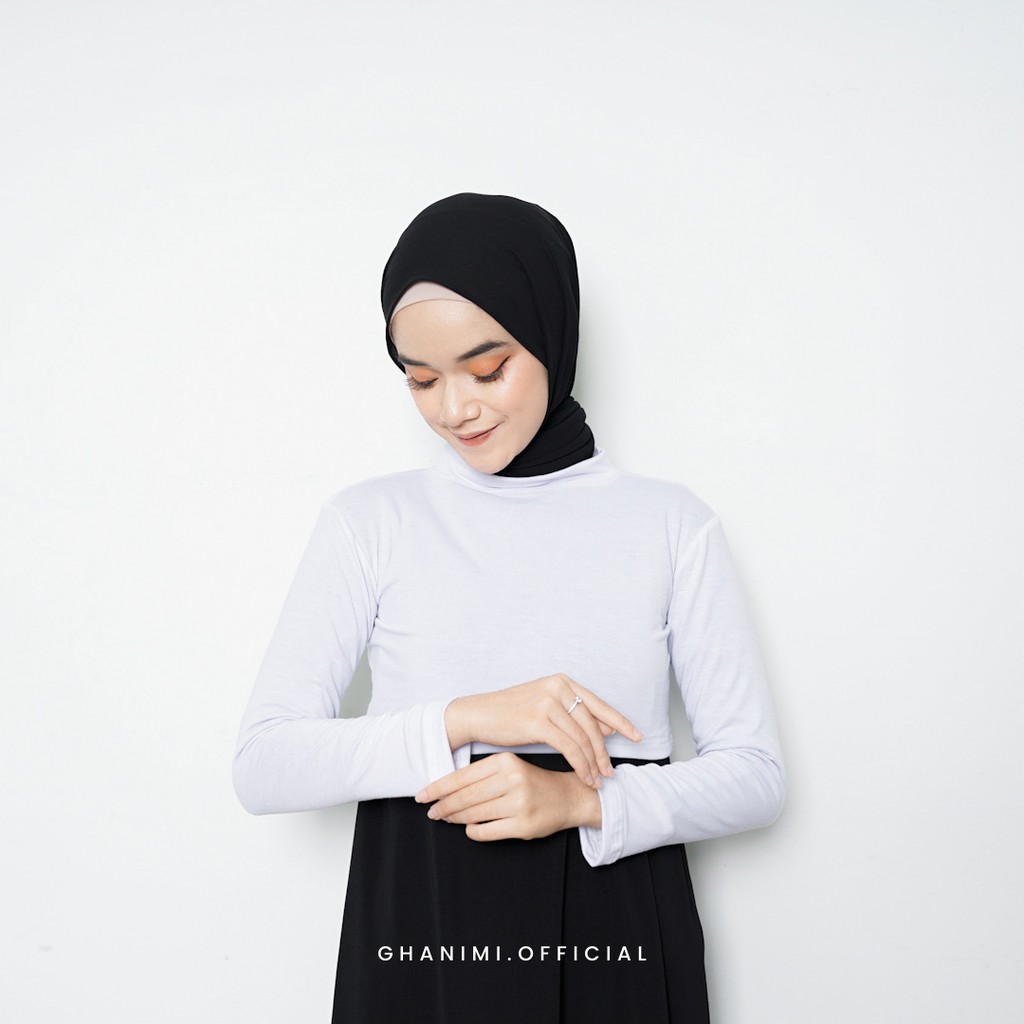 Ghanimi - Inner Bolero / Manset Tangan Sambung / manset dress / manset inner dalaman polos lengan panjang