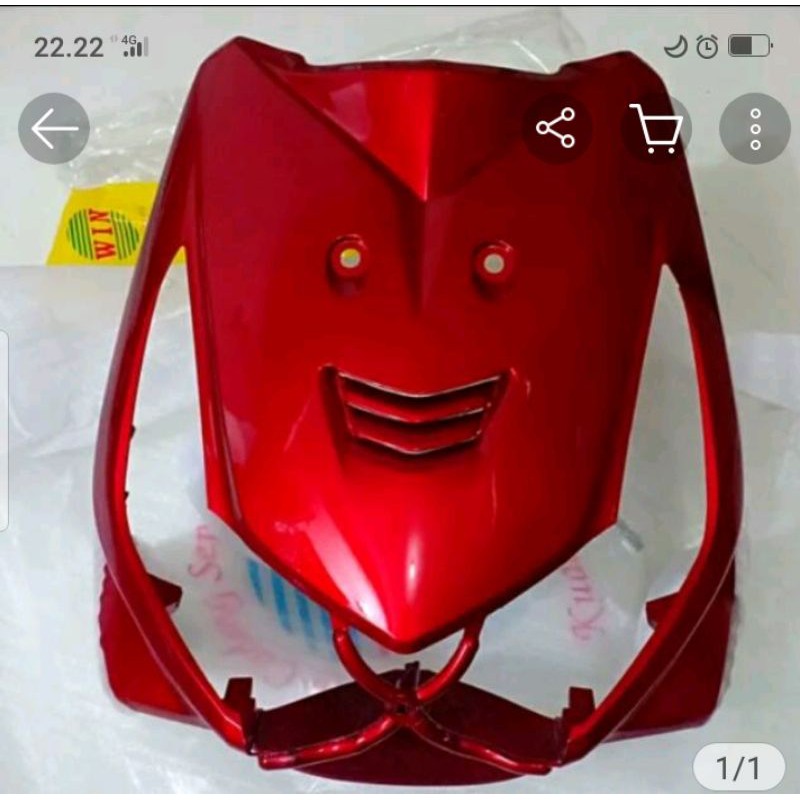 tameng depan motor Honda Beat karbu