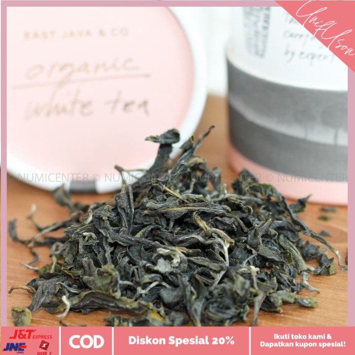 

⭐COD⭐ Organic White Tea Twisted Loose Leaf Teh Putih Organik EAST JAVA CO