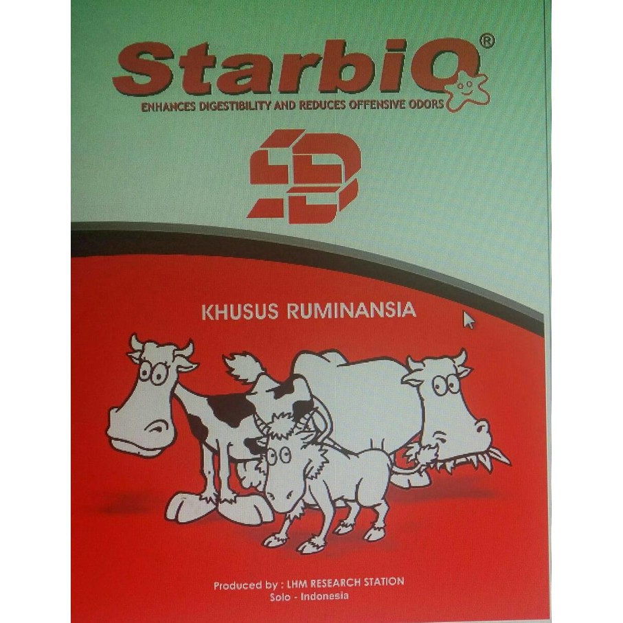 Starbio Probiotik Untuk Ternak Ruminansia Sapi Kambing Kerbau