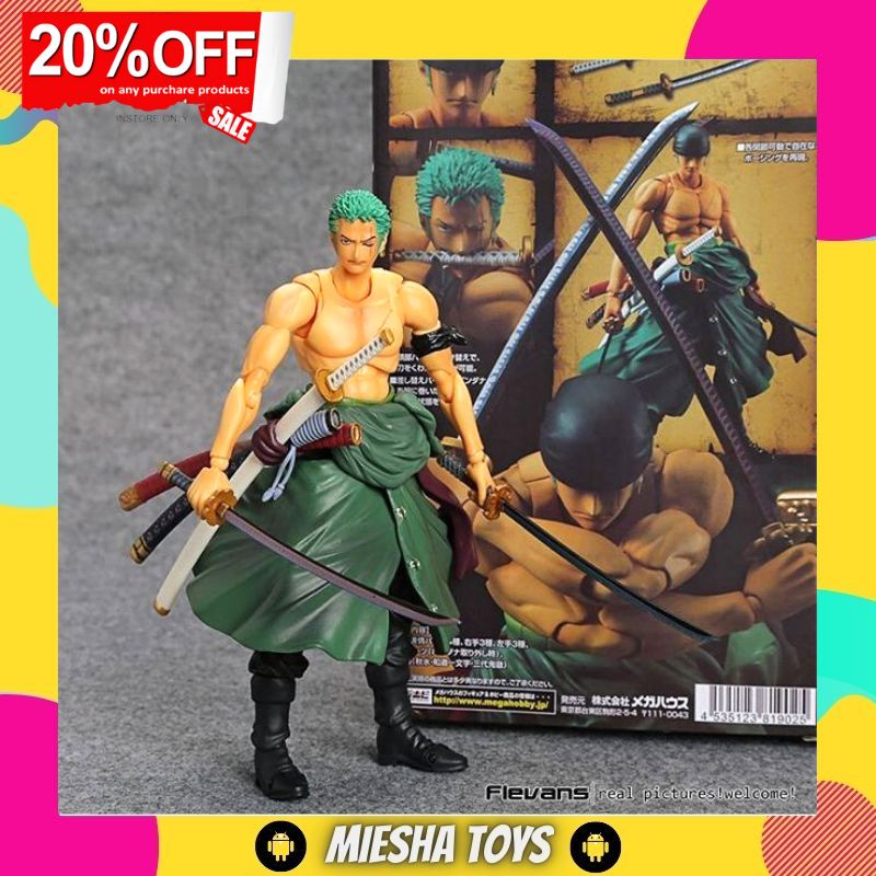 Jual Vah One Piece Roronoa Zoro Variable Action Figure Heroes Super Kws