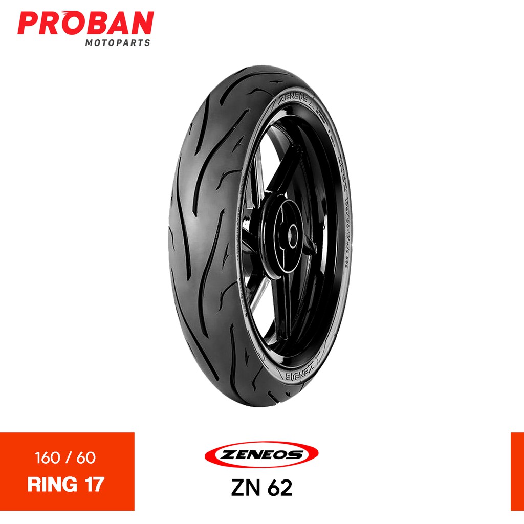 ZENEOS TL ZN 62 160/60 Ring 17 Ban Motor Tubeless | Shopee