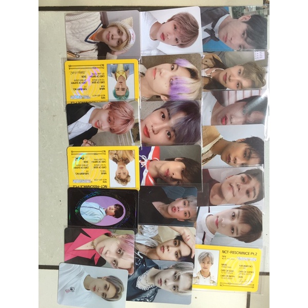 [READY STOCK] PHOTOCARD NCT JAEMIN SUNGCHAN KUN CHENLE HENDERY ID CARD YEARBOOK