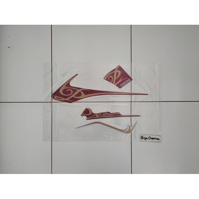 Striping Sticker Mio Fino Premium 2016 2017 Ungu Lis Gold