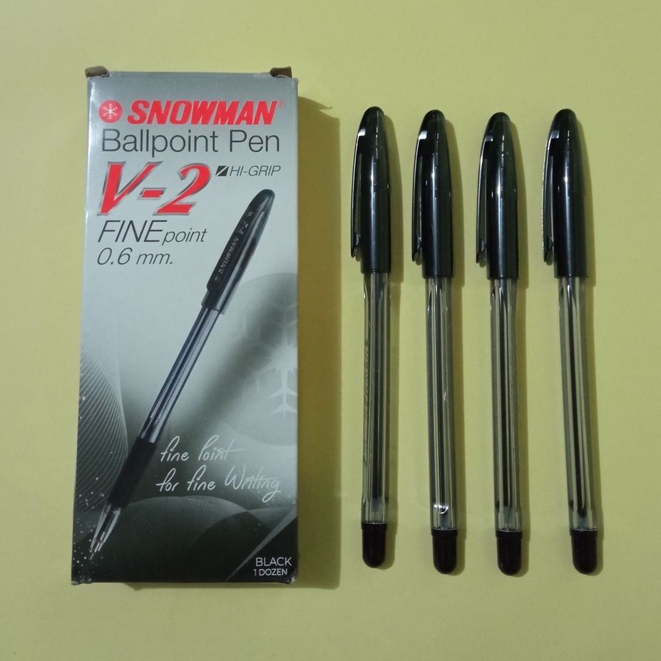 

Bollpoint snowman V2 0.2mm hitam