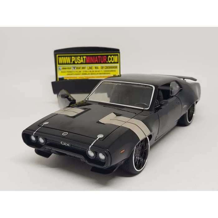 DOM'S PLYMOUTH GTX - SKALA 24 - JADA (DIECAST-MINIATUR)