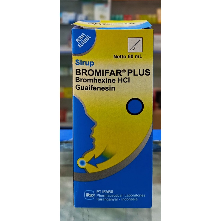 Bromifar Plus Obat Batuk Berdahak Sirup 60 ml