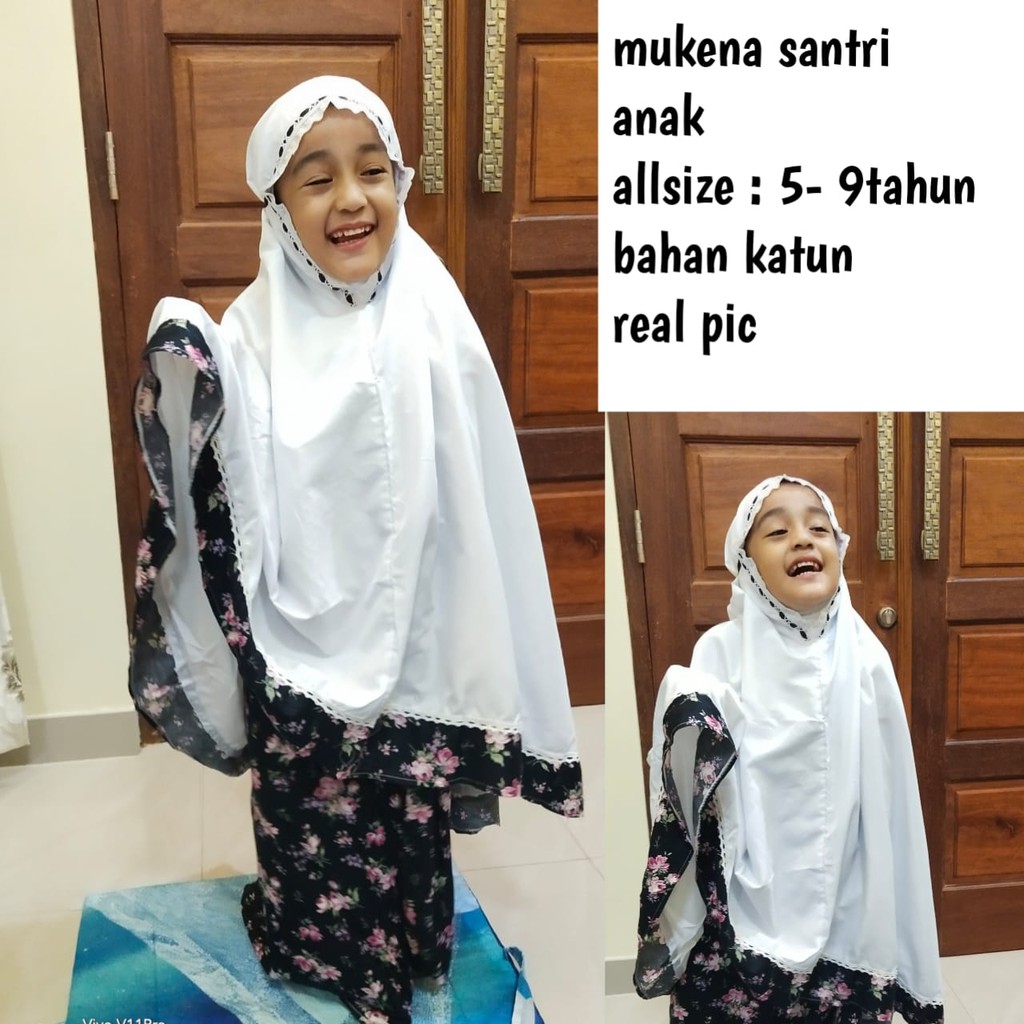 Mukena Santri Anak AlesyaMuslim