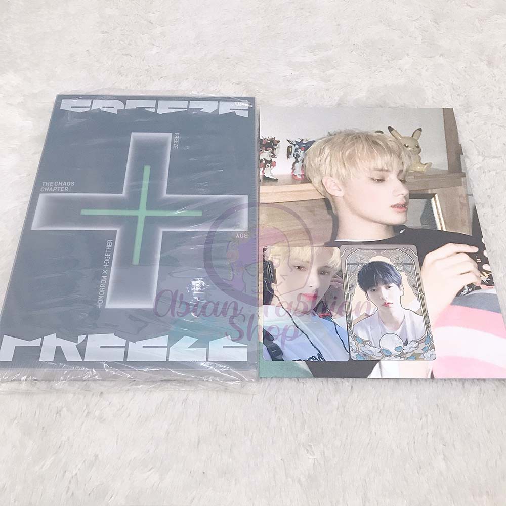 TXT The Chaos Chapter: FREEZE Album UNSEALED HUENINGKAI pc+postcard Soobin os BOY ver