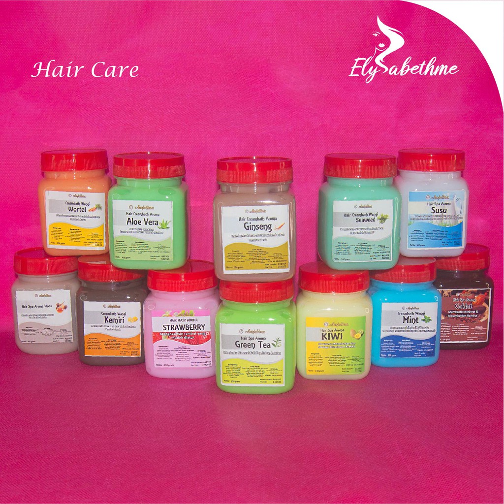 ✿ELYSABETHME✿ Hair mask ala salon murah masker rambut menutrisi batang akar anti lepek