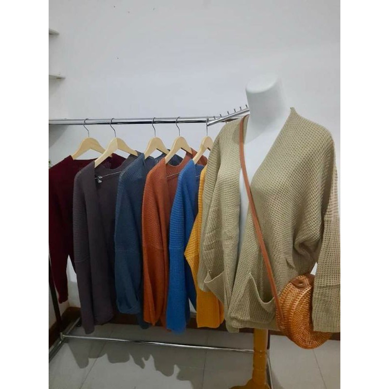 loocy cardy/cardigan overzize/loccy rajut