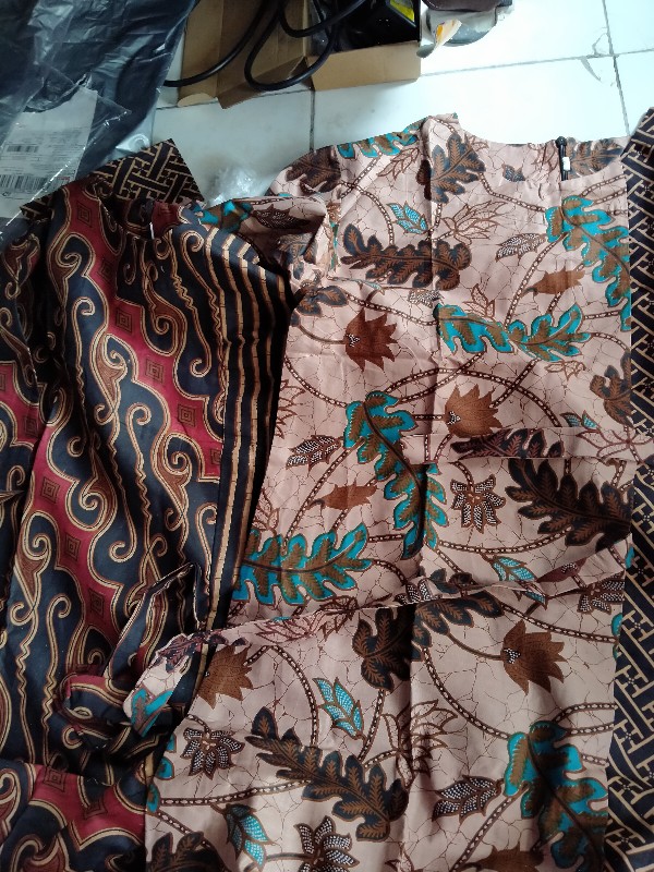 Batik Tunik Shibori Jumputan Terbaru / Hrb026 Yelbor Navbor / Original..