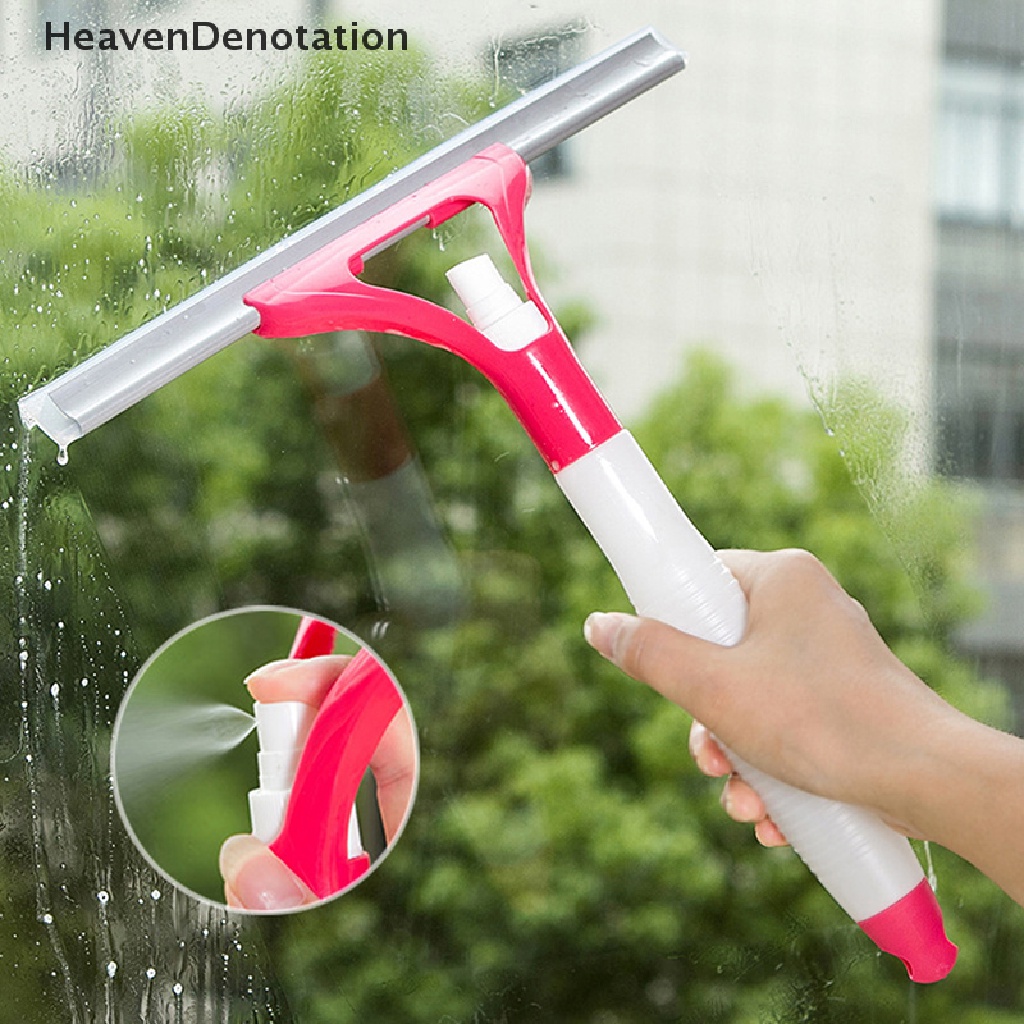 [HeavenDenotation] Spray Type Cleaning Brush Glass Wiper Window Clean Shave Car Window Cleaner