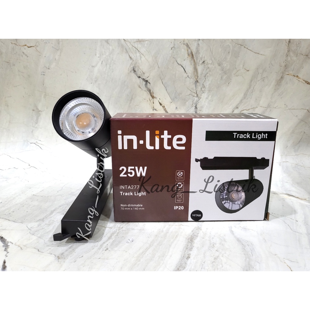 Kap Lampu Rel Inlite INTA277 Lampu sorot Track Light Inlite INTA277 25W