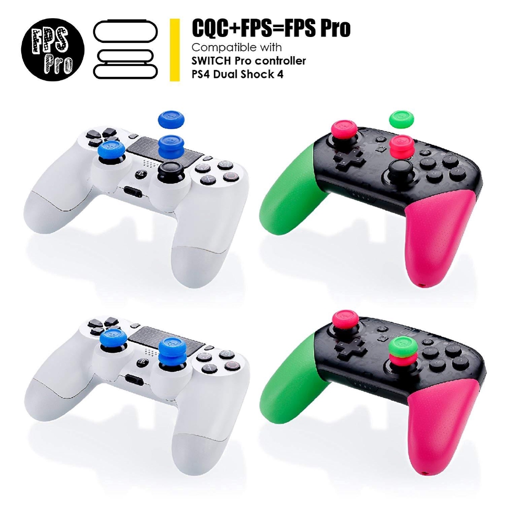 Skull &amp; Co. Thumb Grip 6 Set for Nintendo Switch Pro Controller &amp; PS4 / Slim / Pro Controller