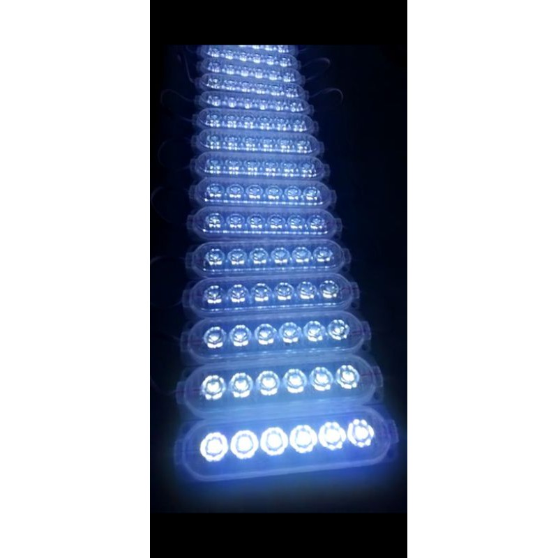 Lampu LED variasi ultrasonic 6 LED 12 volt 24 volt 3,5watt mobil motor