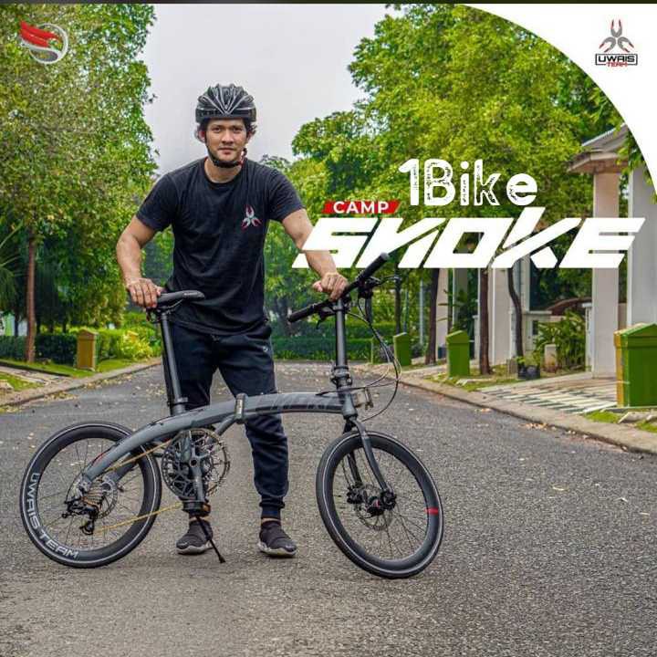 Sepeda  lipat Camp Folding Bike 20 Iko Uwais Snoke 451 10 Speed