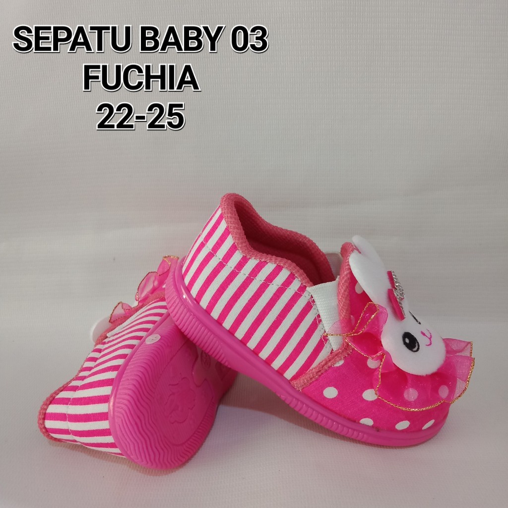 SEPATU BAYI CEWEK LUCU DAN IMUT 22-25