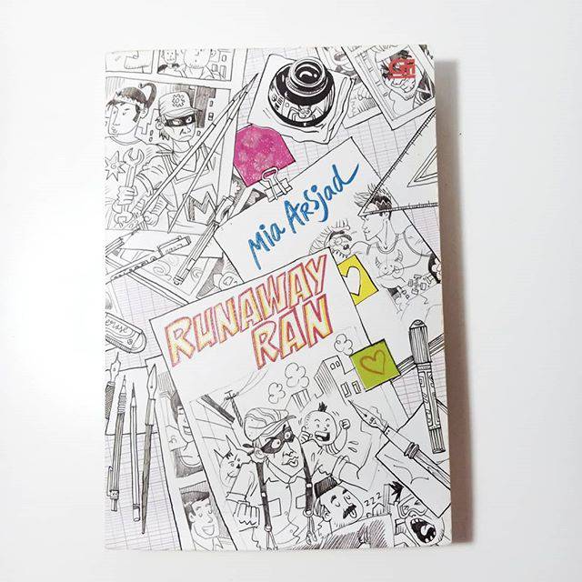 Buku Novel Bekas Runaway Ran by Mia Arsjad