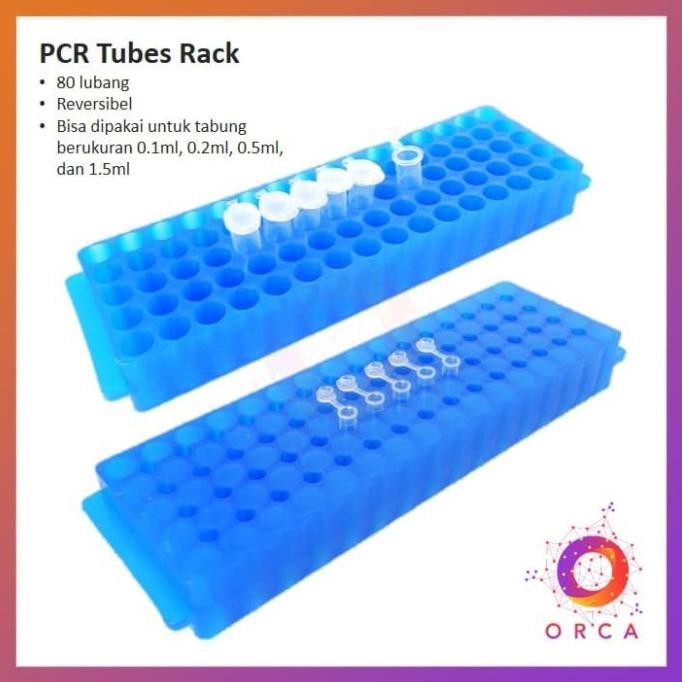 PCR Tubes Rack - Rak Tabung PCR Cryo Krio Cyrotube Eppendorf