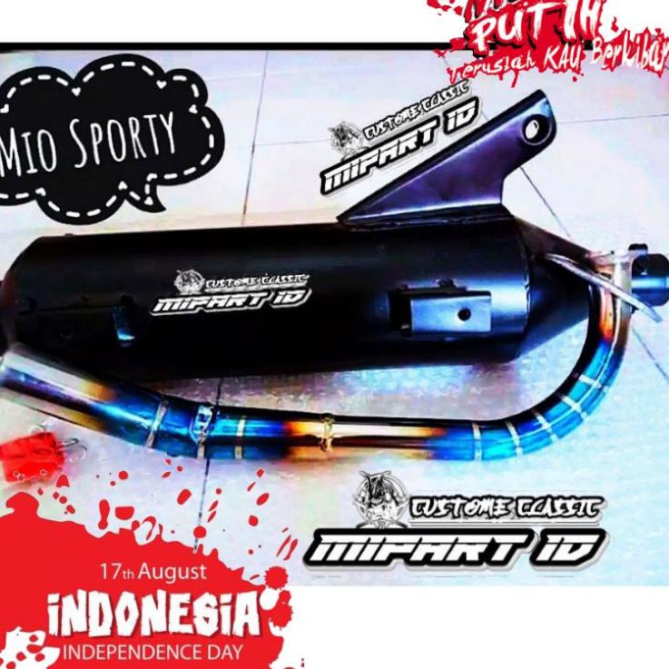 HOT SALE knalpot matik mio sorty suara bass moge