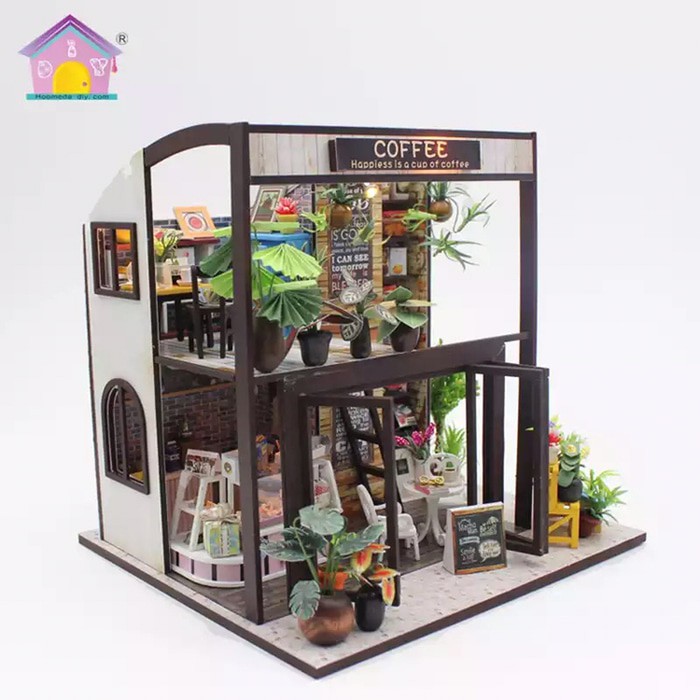 Coffee shop cafe doll house handcraft kerajinan tangan rumah boneka