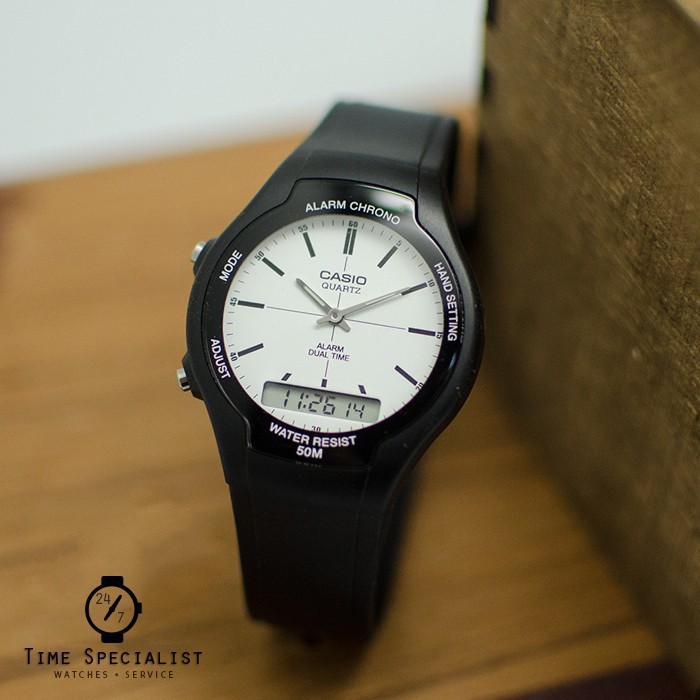 JAM TANGAN PRIA CASIO AW-90H-7E GARANSI RESMI 1 THN ORIGINAL