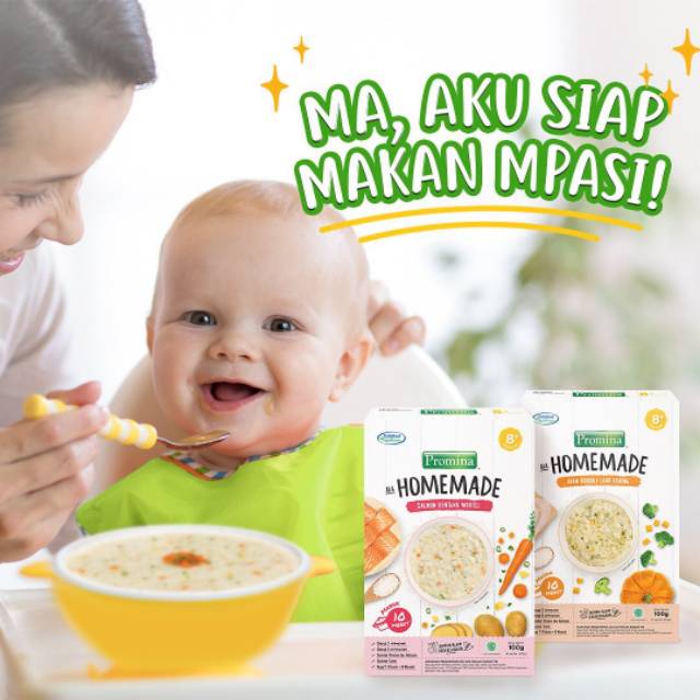 PROMINA Homemade 8+ / Bubur Bayi Promina Homemade 100 gr / Bubur Bayi / Makanan Bayi