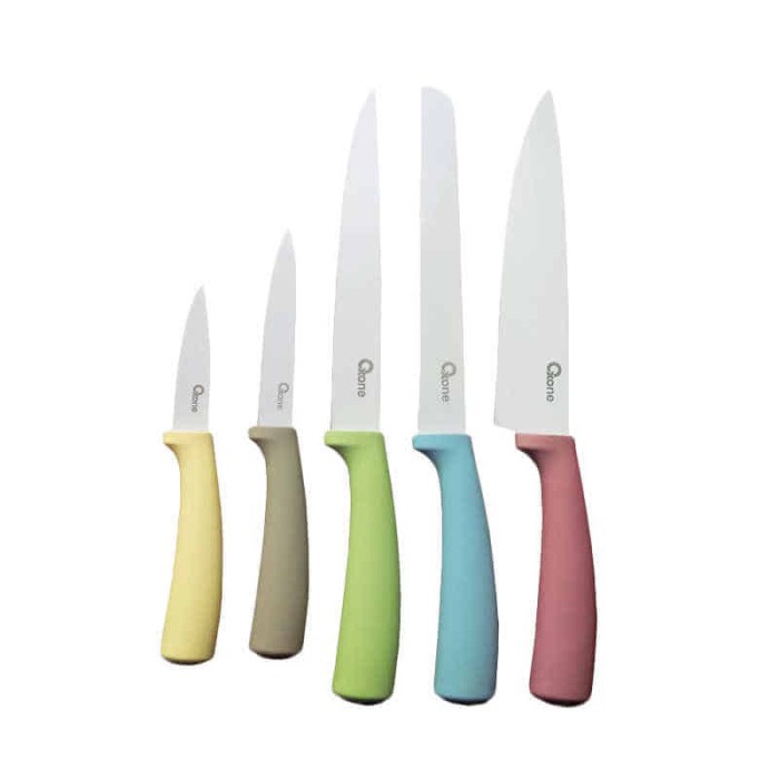 Oxone Pisau Dapur &amp; Board Set 5 pcs OX-616 Knife Set