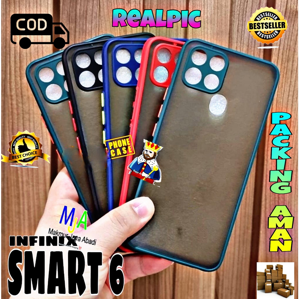 SOFTCASE INFINIX SMART 6 - CASE MATTE FULL COLOUR MY CHOICE BUMPER CASE PELINDUNG KAMERA