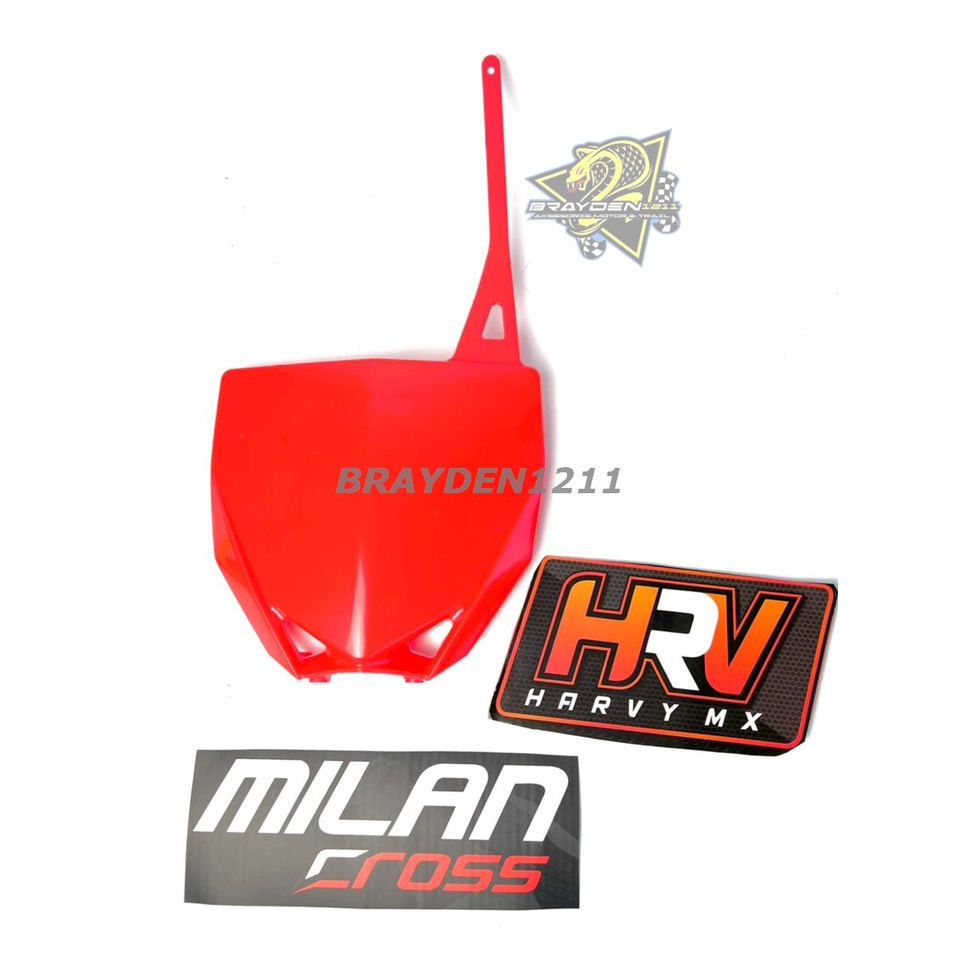 PAPAN NOMOR YZ NEW 2016 HRV MILAN