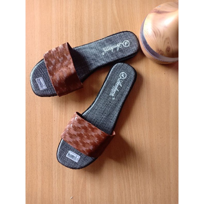 Sandal selop Wanita &quot;Andani Collection&quot; Coklat