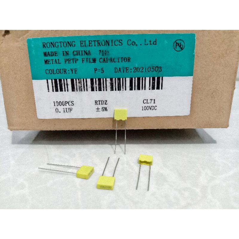 Kapasitor 104 100n mkm