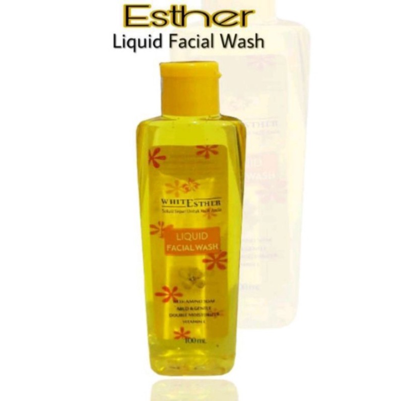 Esther facial wash / white esther liquit / sabun esther