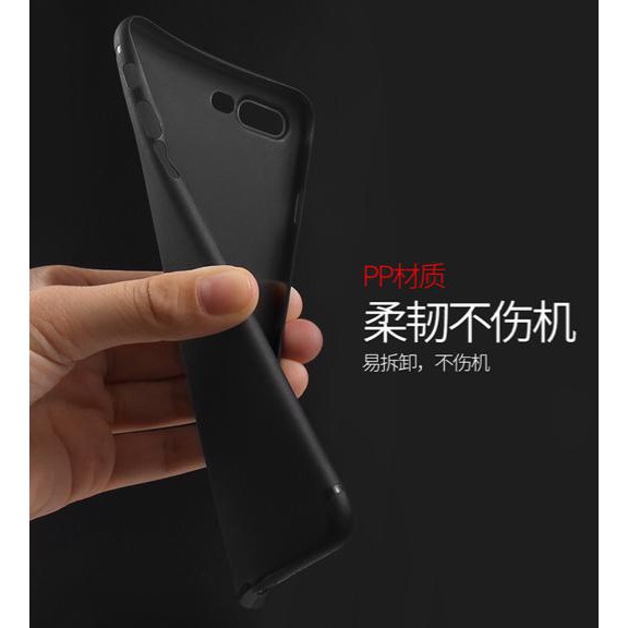 Terbaru Ultrathin Solid Black Case Iphone 7 Casing Iphone 7 Plus Best Seller