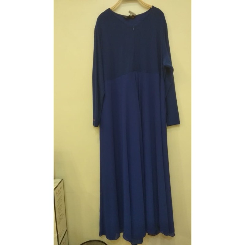 Dress Arifah Big Electrical Blue SiSeSa