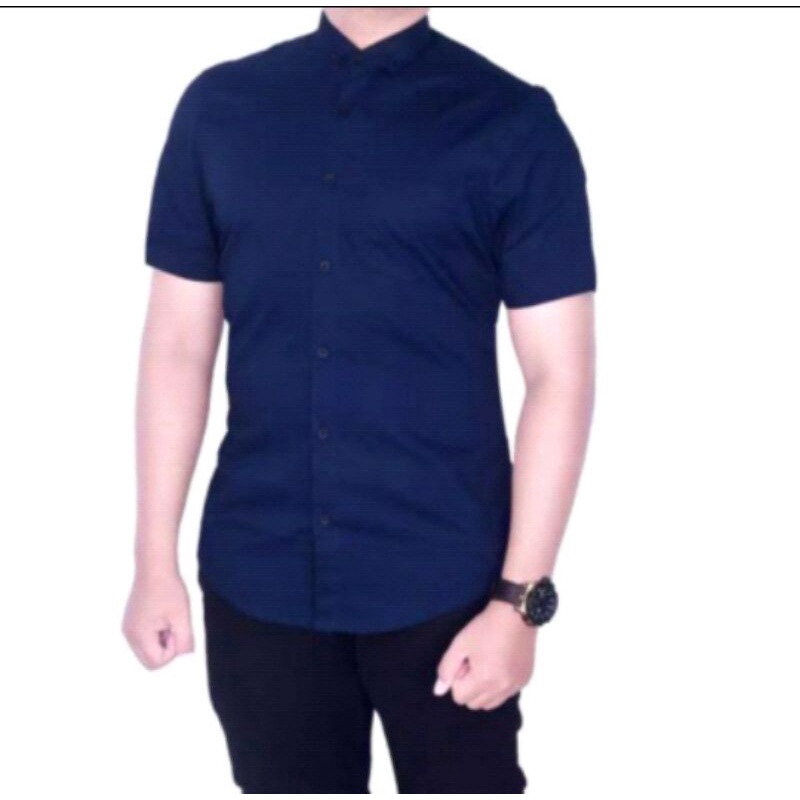 KEMEJA LENGAN PENDEK KEMEJA POLOS (YG LAGI HITS)