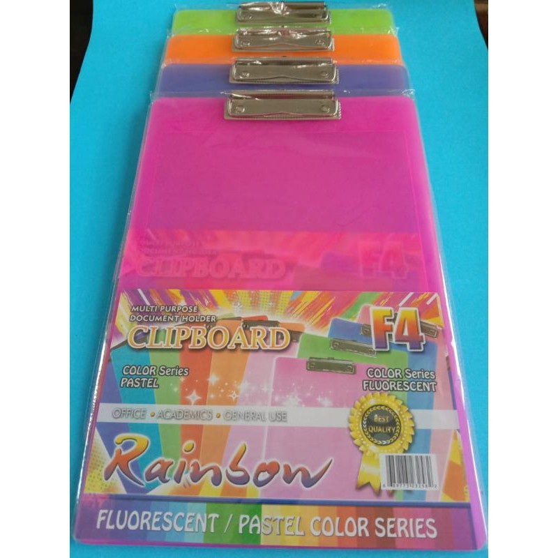 

Papan Clipboard / papan Lapangan / papan ujian warna (merk campur)