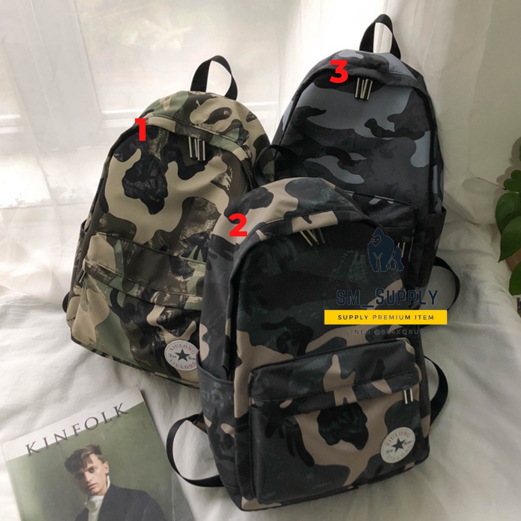 TAS SEKOLAH ANAK PARASUT / ANAK WANITA PRIA / TAS RANSEL ANAK ARMY XIULONG