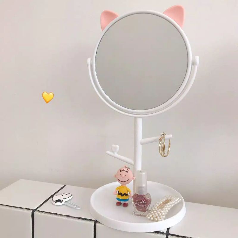Medan Termurah Cantik elegant Cermin rias kaca bulat cantik import