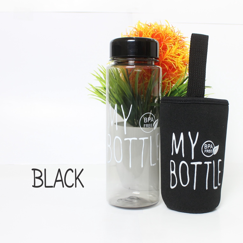 BOTOL MINUM BULAT BERWARNA MY BOTTLE + Free Pouch Busa Impor Murah