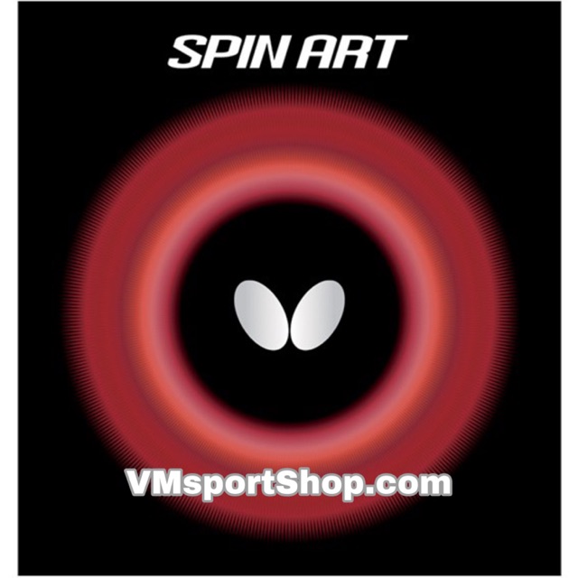 Butterfly Spin Art - Karet Rubber Bet Bat Pingpong Tenis Meja