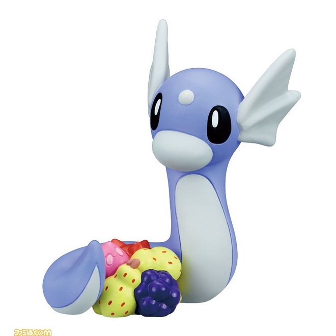 Pokemon Dratini Manpuku Pakupaku Mascot 2 Okawari Paku Fruit Figure
