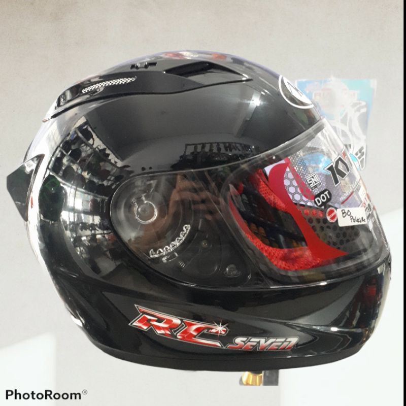 HELM KYT FULLFACE R7 POLOS (FOTO ASLI)