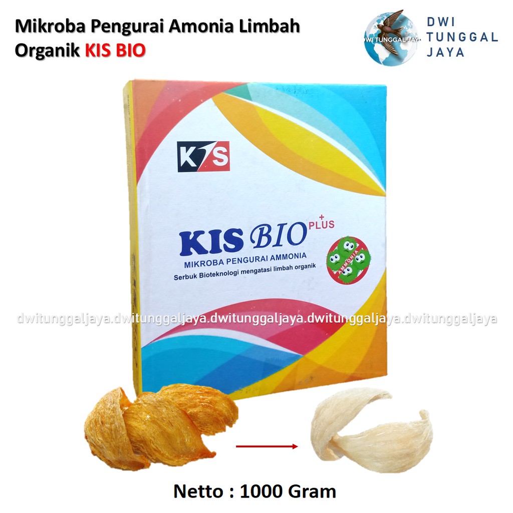 Mikroba Pengurai Amonia Amoniak Kotoran Walet Limbah Organik KIS BIO 1 Kg