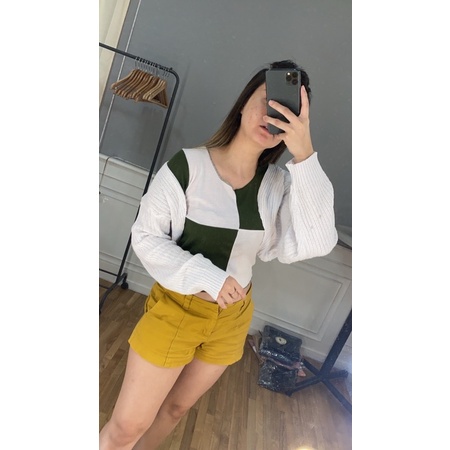 BEFAST - ZEC OOTD Wanita Cadigan KARAI / RJT Liam Oversize Crop Cardigan / Cardigan Polos Wanita